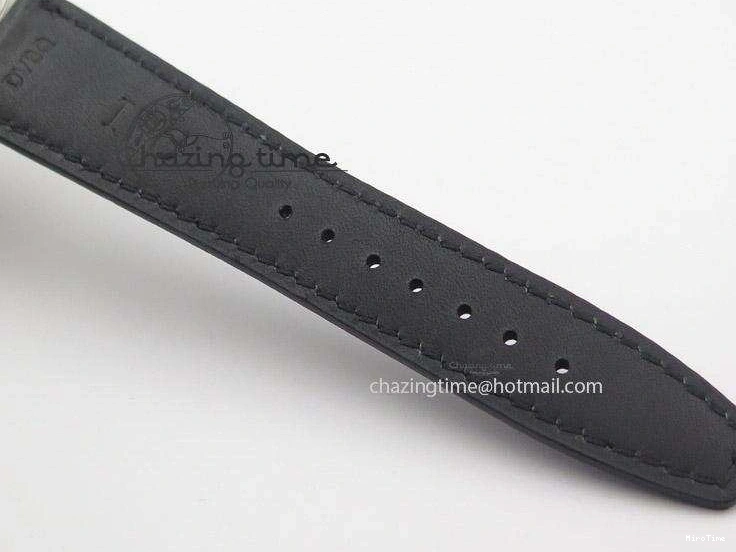 MIROTIME 0322 Portuguese IW545407 Black Dial ZF 1:1 Best Edition On Dark Blue Leather Strap DailyWear 7337